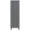 Stella Homewares Book Cabinet "HAMAR" Dark Grey  85x35x112 cm Solid Wood Pine