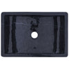 Stella Homewares Bathroom Vanity Cabinet with Black Marble Sinks Solid Wood Teak