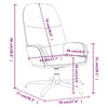 Stella Homewares Relaxing Chair Light Grey Fabric