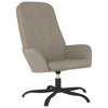Stella Homewares Relaxing Chair Light Grey Velvet