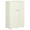 Stella Homewares Plastic Cabinet 79x43x125 cm Wood Design Vanilla Ice