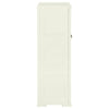 Stella Homewares Plastic Cabinet 79x43x125 cm Wood Design Vanilla Ice