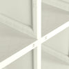 Stella Homewares Plastic Cabinet 79x43x125 cm Wood Design Vanilla Ice