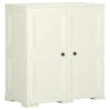 Stella Homewares Plastic Cabinet 79x43x85.5 cm Wood Design Vanilla Ice