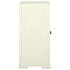 Stella Homewares Plastic Cabinet 79x43x85.5 cm Wood Design Vanilla Ice