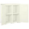 Stella Homewares Plastic Cabinet 79x43x85.5 cm Wood Design Vanilla Ice