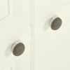 Stella Homewares Plastic Cabinet 79x43x85.5 cm Wood Design Vanilla Ice