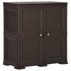 Stella Homewares Plastic Cabinet 79x43x85.5 cm Wood Design Brown