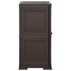 Stella Homewares Plastic Cabinet 79x43x85.5 cm Wood Design Brown
