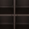 Stella Homewares Plastic Cabinet 79x43x85.5 cm Wood Design Brown