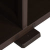 Stella Homewares Plastic Cabinet 79x43x85.5 cm Wood Design Brown