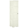 Stella Homewares Plastic Cabinet 40x43x164 cm Wood Design Vanilla Ice