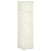 Stella Homewares Plastic Cabinet 40x43x164 cm Wood Design Vanilla Ice
