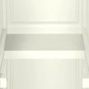 Stella Homewares Plastic Cabinet 40x43x164 cm Wood Design Vanilla Ice