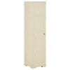 Stella Homewares Plastic Cabinet 40x43x164 cm Wood Design Angora White