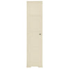 Stella Homewares Plastic Cabinet 40x43x164 cm Wood Design Angora White