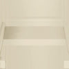 Stella Homewares Plastic Cabinet 40x43x164 cm Wood Design Angora White