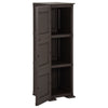 Stella Homewares Plastic Cabinet 40x43x125 cm Wood Design Brown
