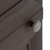 Stella Homewares Plastic Cabinet 40x43x125 cm Wood Design Brown
