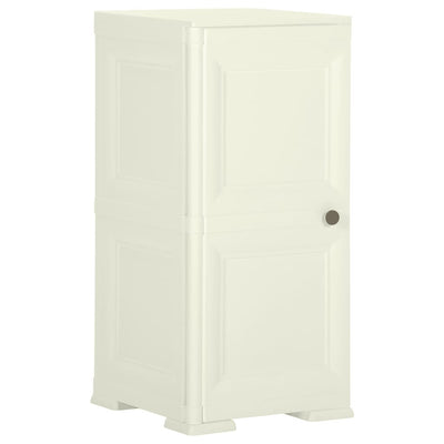 Stella Homewares Plastic Cabinet 40x43x85.5 cm Wood Design Vanilla Ice