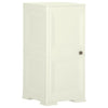 Stella Homewares Plastic Cabinet 40x43x85.5 cm Wood Design Vanilla Ice