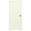 Stella Homewares Plastic Cabinet 40x43x85.5 cm Wood Design Vanilla Ice