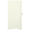 Stella Homewares Plastic Cabinet 40x43x85.5 cm Wood Design Vanilla Ice