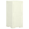 Stella Homewares Plastic Cabinet 40x43x85.5 cm Wood Design Vanilla Ice
