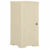 Stella Homewares Plastic Cabinet 40x43x85.5 cm Wood Design Angora White