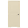 Stella Homewares Plastic Cabinet 40x43x85.5 cm Wood Design Angora White