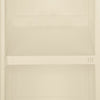 Stella Homewares Plastic Cabinet 40x43x85.5 cm Wood Design Angora White