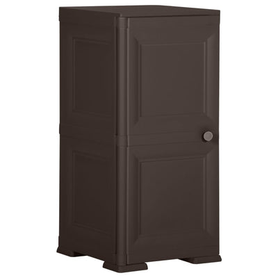 Stella Homewares Plastic Cabinet 40x43x85.5 cm Wood Design Brown