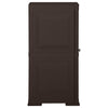 Stella Homewares Plastic Cabinet 40x43x85.5 cm Wood Design Brown