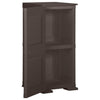 Stella Homewares Plastic Cabinet 40x43x85.5 cm Wood Design Brown
