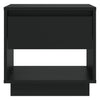 Stella Homewares Bedside Cabinet Black 45x34x44 cm Engineered Wood