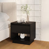 Stella Homewares Bedside Cabinet Black 45x34x44 cm Engineered Wood