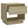 Stella Homewares Bedside Cabinets 2 pcs Sonoma Oak 45x34x44 cm Engineered Wood