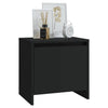 Stella Homewares Bedside Cabinet Black 45x34x44.5 cm Engineered Wood