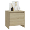 Stella Homewares Bedside Cabinets 2 pcs Sonoma Oak 45x34x44.5 cm Engineered Wood