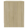 Stella Homewares Bedside Cabinets 2 pcs Sonoma Oak 45x34x44.5 cm Engineered Wood