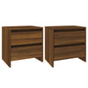 Stella Homewares Bedside Cabinets 2 pcs Brown Oak 45x34.5x44.5 cm Engineered Wood