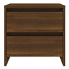 Stella Homewares Bedside Cabinets 2 pcs Brown Oak 45x34.5x44.5 cm Engineered Wood