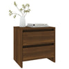 Stella Homewares Bedside Cabinets 2 pcs Brown Oak 45x34.5x44.5 cm Engineered Wood