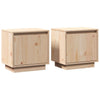 Stella Homewares Bedside Cabinets 2 pcs 40x30x40 cm Solid Wood Pine