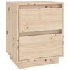 Stella Homewares Bedside Cabinet 40x35x50 cm Solid Wood Pine