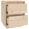 Stella Homewares Bedside Cabinet 40x35x50 cm Solid Wood Pine
