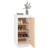 Stella Homewares Shoe Cabinet White 35x35x80 cm Solid Wood Pine