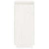 Stella Homewares Shoe Cabinet White 35x35x80 cm Solid Wood Pine