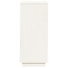 Stella Homewares Shoe Cabinet White 35x35x80 cm Solid Wood Pine