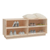 Stella Homewares Shoe Cabinet 110x34x45 cm Solid Wood Pine